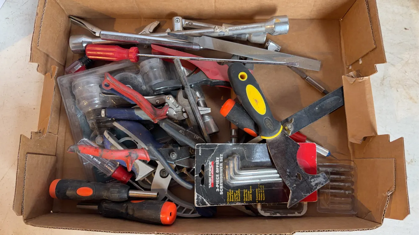 Box Of Misc Tools