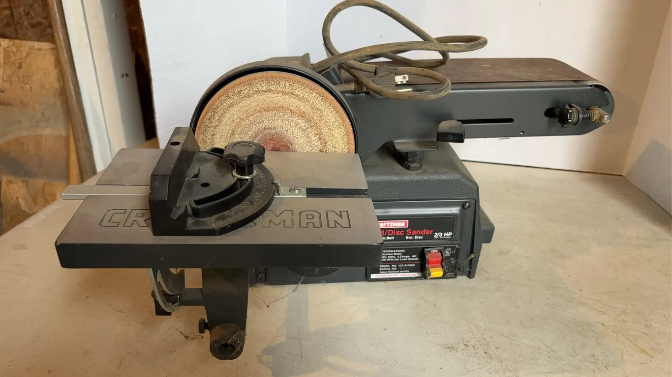 Craftsman Belt Disc Sander