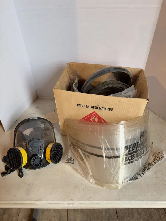 Lot Of Helmet And Mask