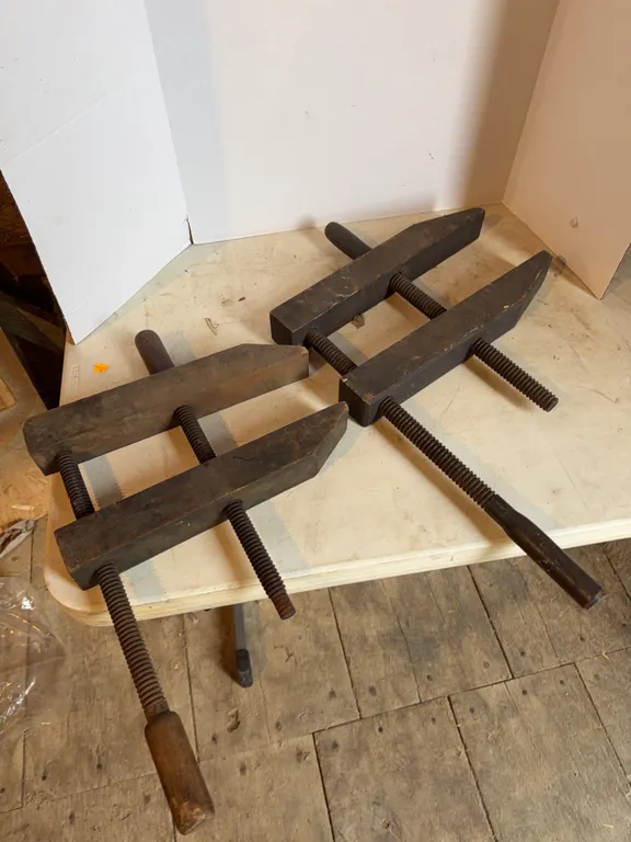 Vintage Wooden Clamps