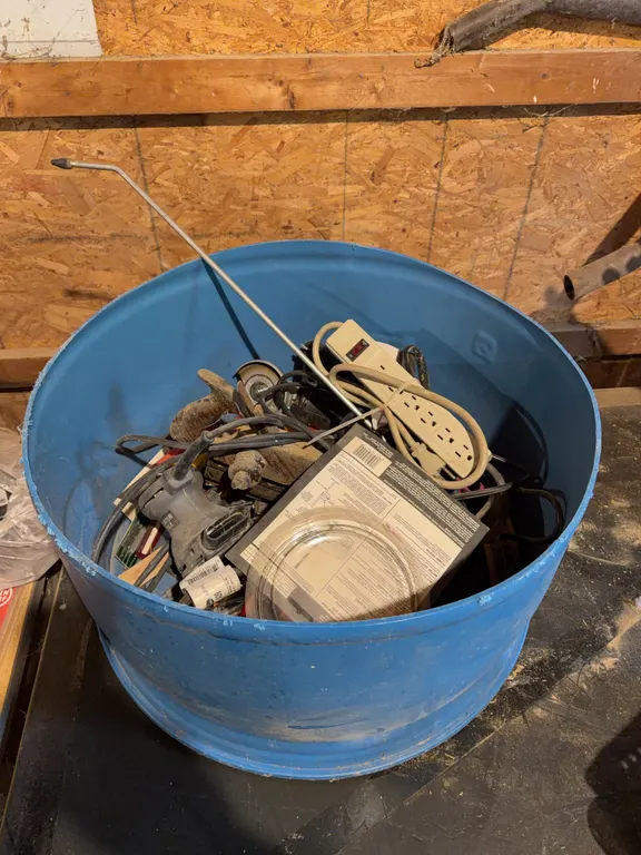 Box Of Misc Tools And Parts