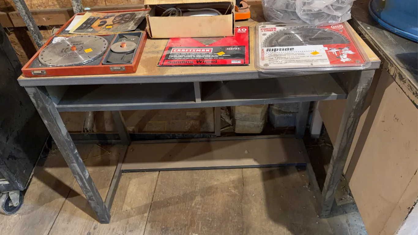Work Bench (contents sold separately)