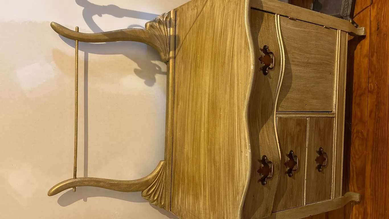Oak Wash Stand And Towel Rack 19" x 33"