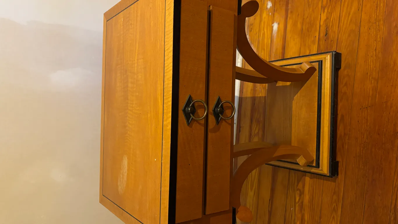Biedermeier Style Wardrobe 25"w x 18"d x 32"h