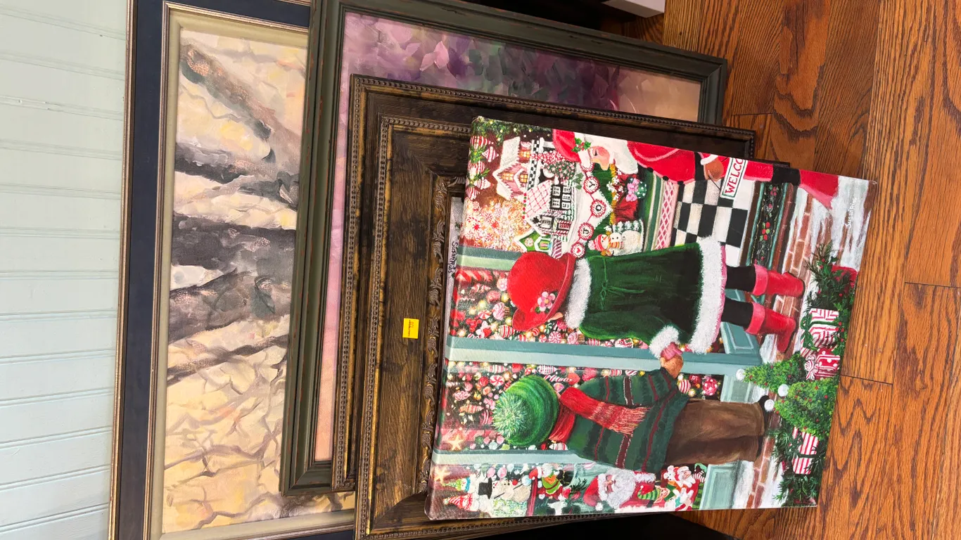 Set Of 7 Paintings And PIctures