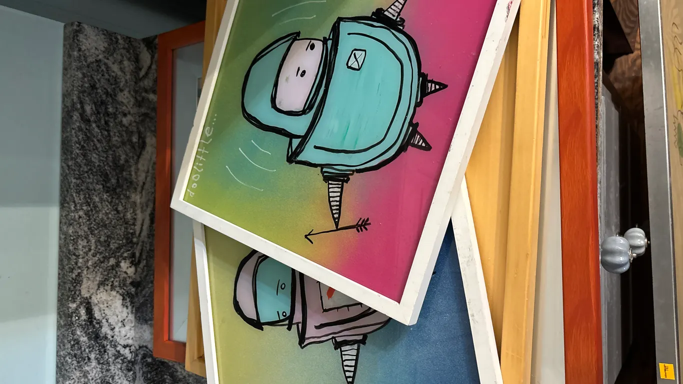 Set Of Paintings Including Doolittle