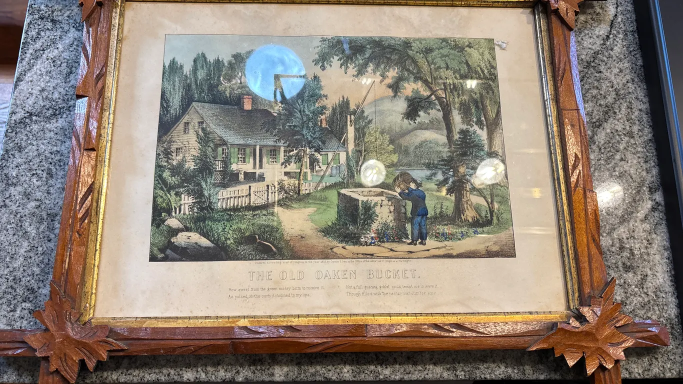 The Old Oaken Bucket Painting
