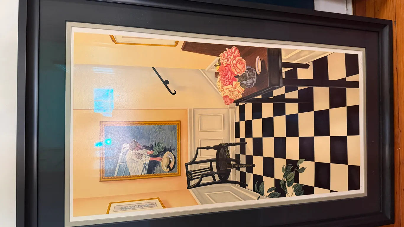 50" x 31" House Room Painting