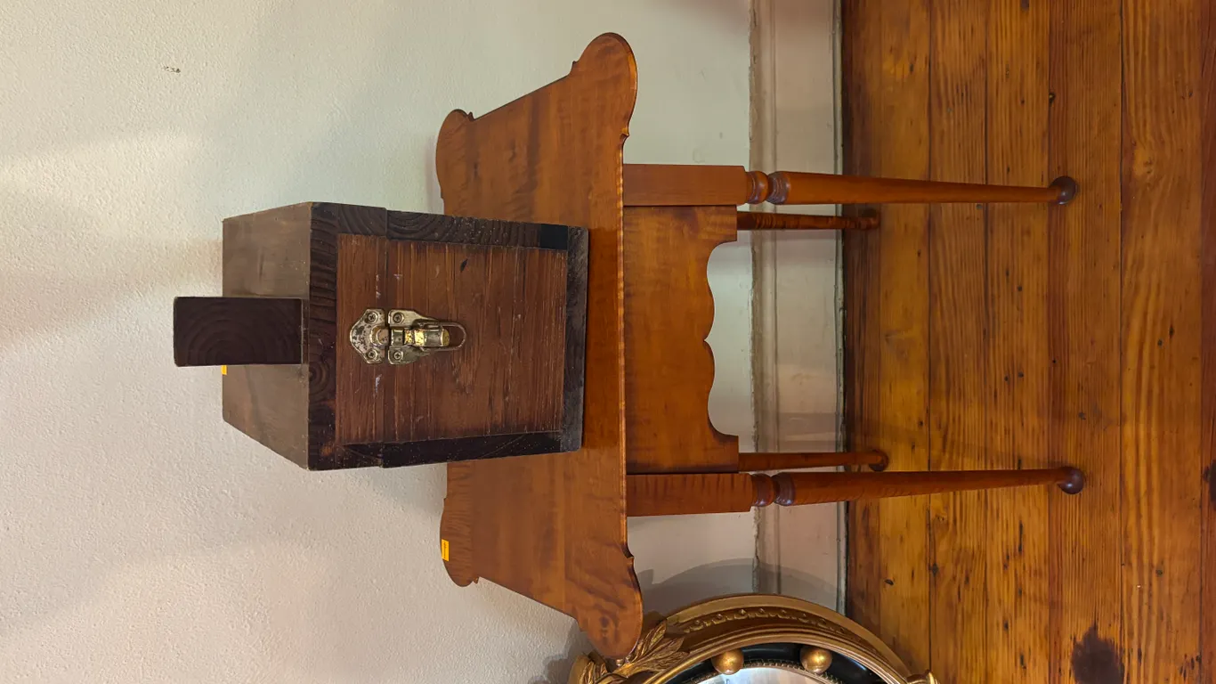 Shoe Shine Box And End Table