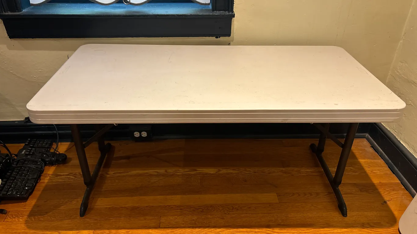 Lifetime 4' x 2' Extendable Legs Table White