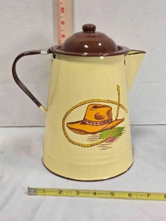 Monterrey Western Ware Chuckwagon Coffee Pot, 9"