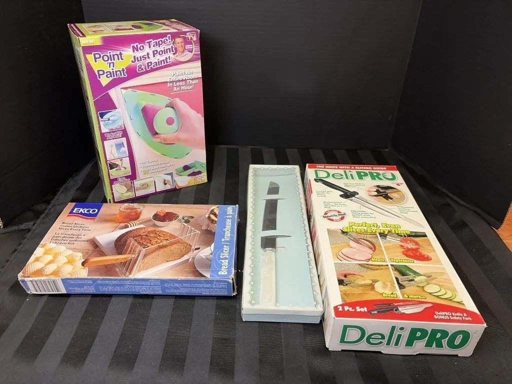 Point �n Paint, Bread Slicer, Knives & more