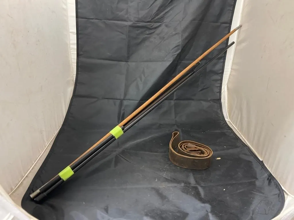 Leather Strap & Ram Rods