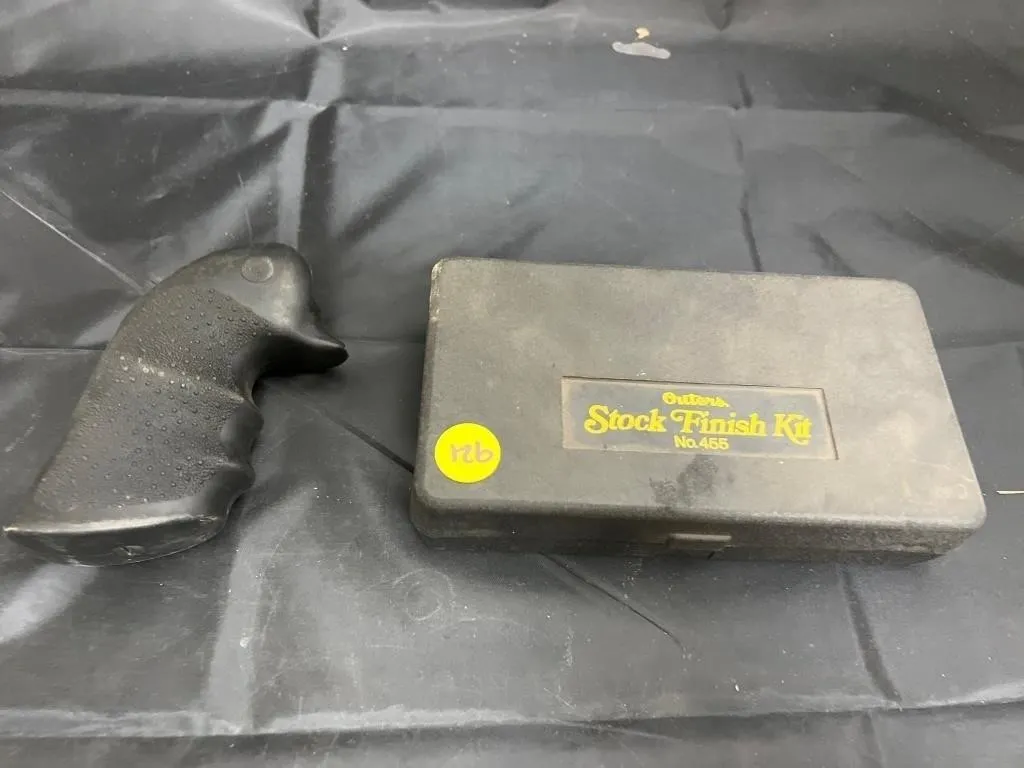 2 Pcs - Empty Stock Finish Case & Pistol Grip