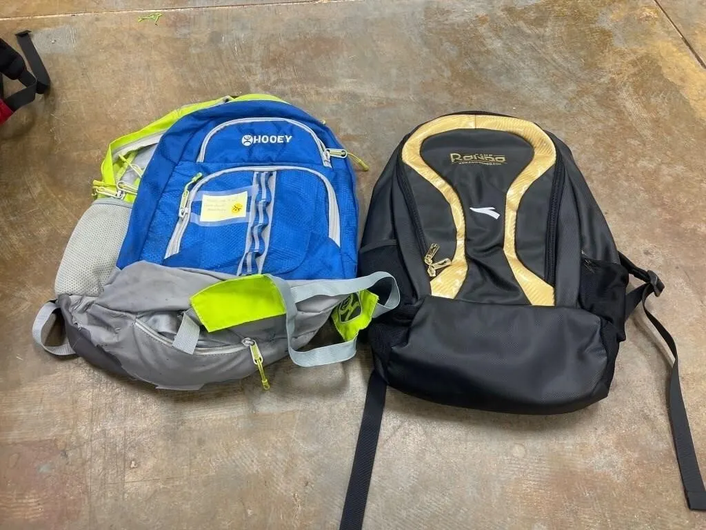 2 Pcs - Camp Rondo & Hooey Backpacks