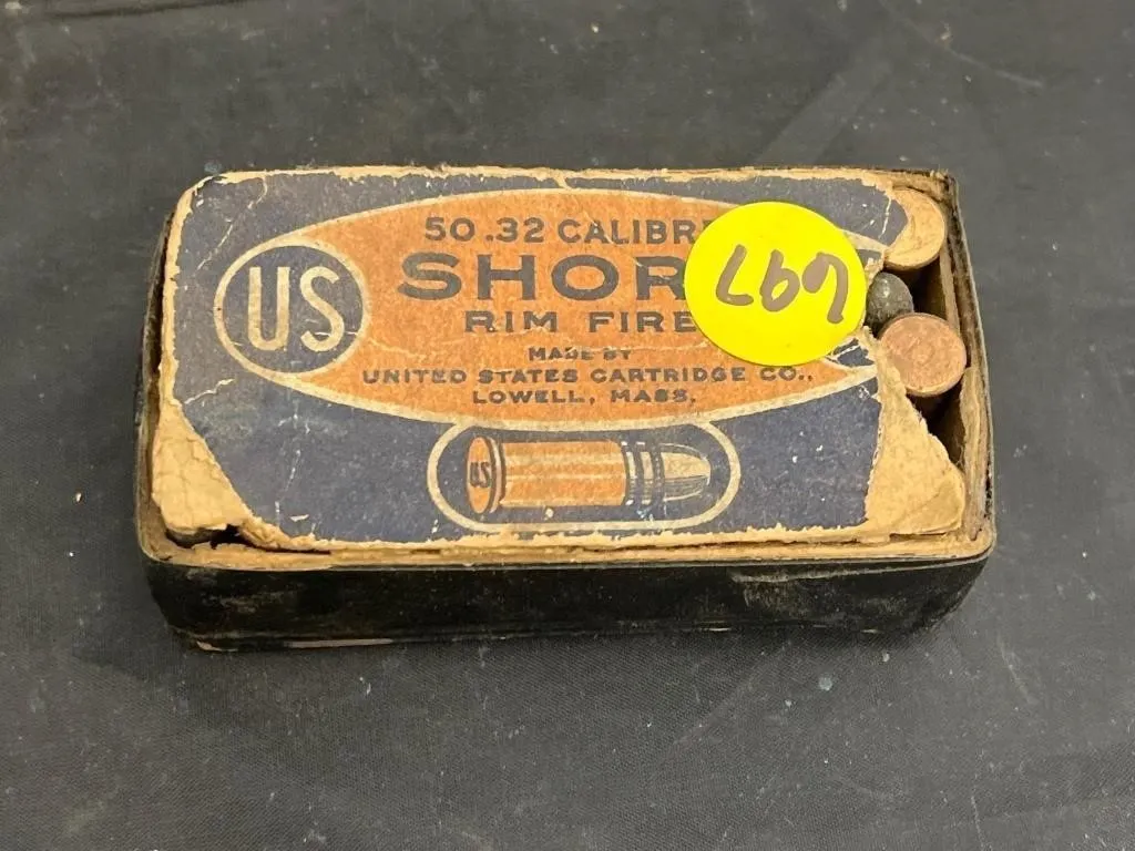 US 32 Cal Short Rimfire Ammo