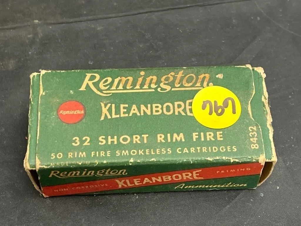 Remington 32 Short Rimfire Partial Box