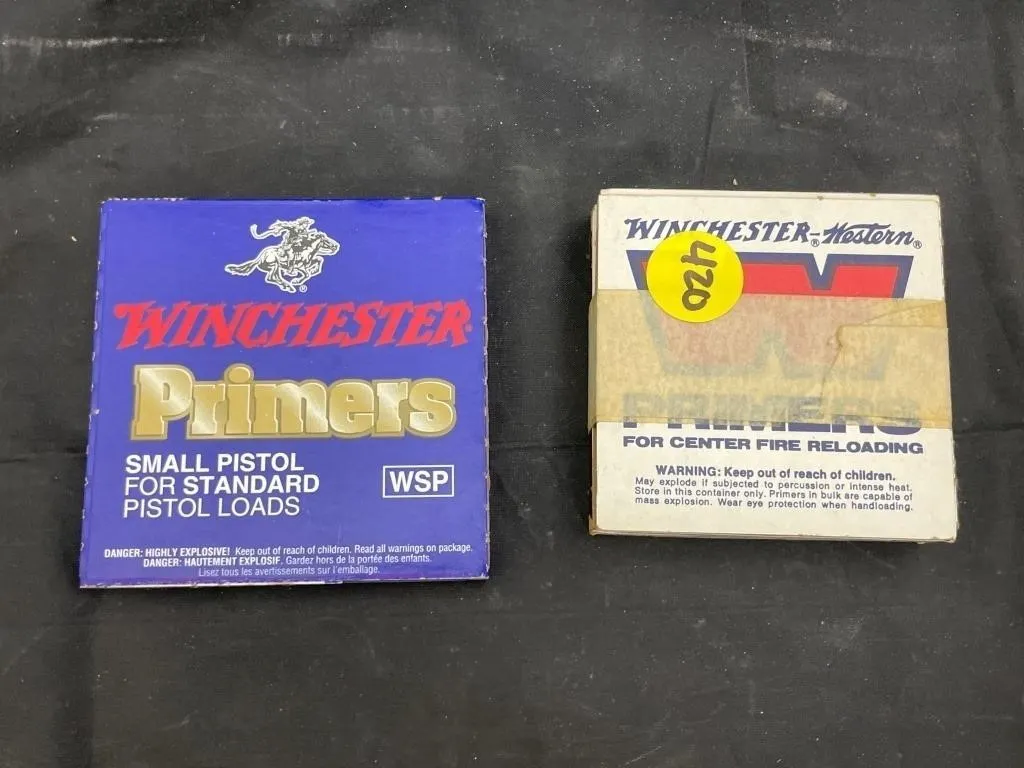 3 Pcs - Winchester Small Pistol Primers - 2 Boxes