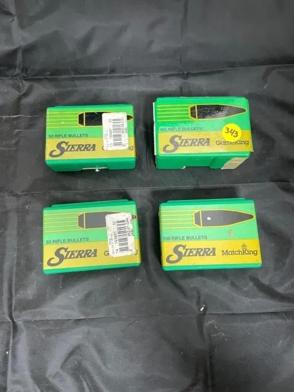 4 Pcs - 3 Boxes Sahara 8mm Rifle Bullets &