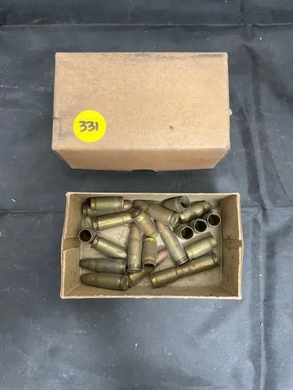 Partial Box Luger & Mauser Brass & Ammo