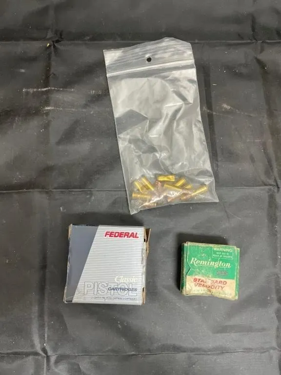 Box Federal 25 Auto Ammo & Box Remington 22 Short
