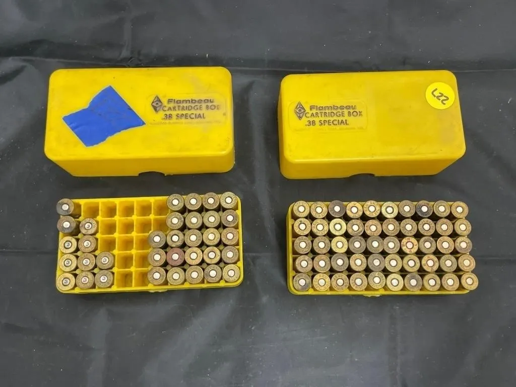 Full Box 38 Spec & Partial Box 38 Spec Ammo
