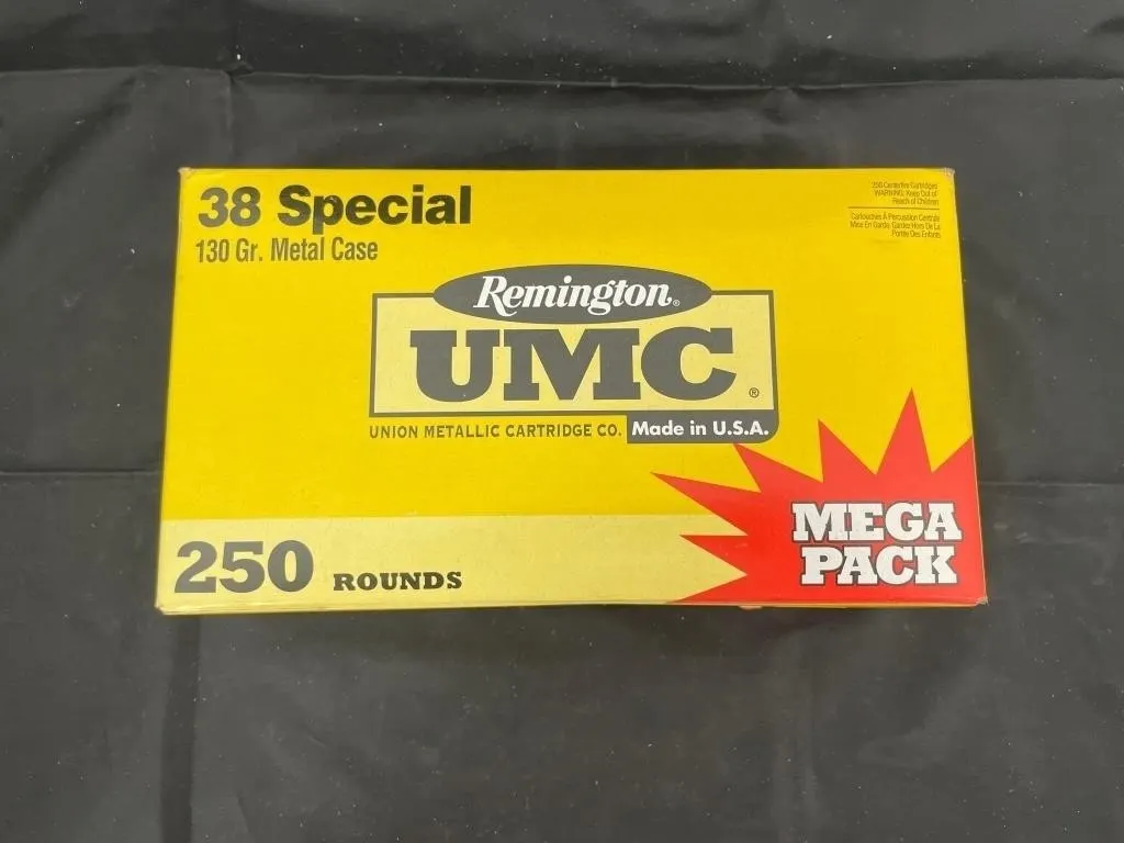 250 Round Bo xof 38 Special Ammo