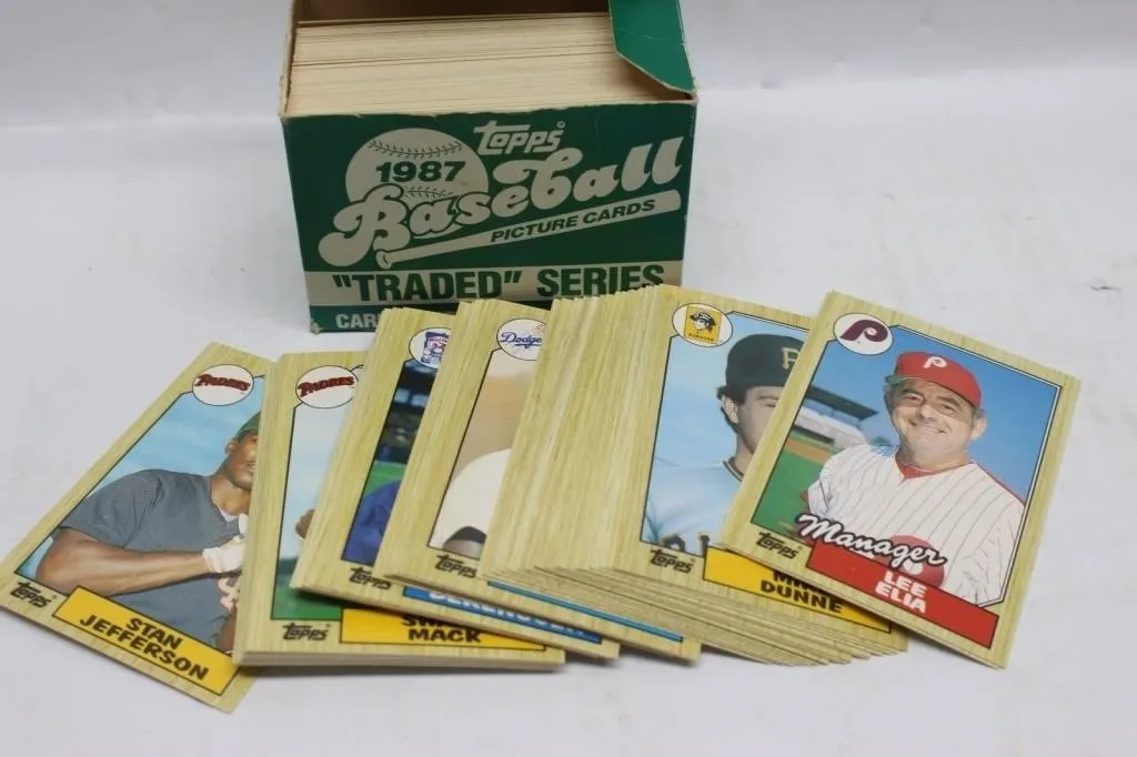 1987 Topps Baseball Traded Series Card Set