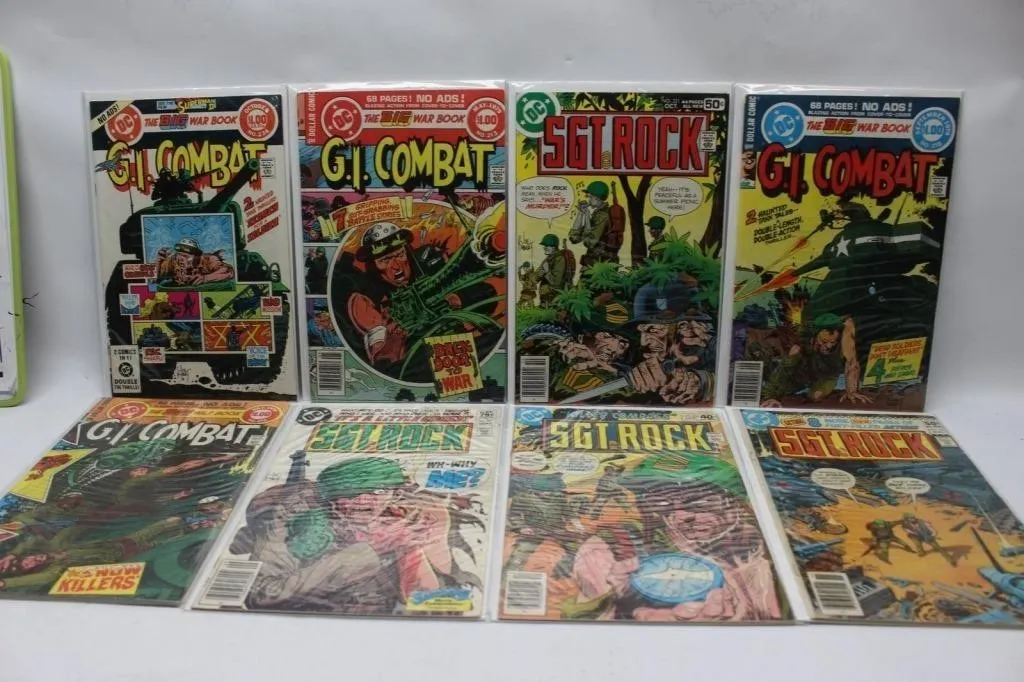 DC War Comics Lot - GI Combat & Sgt Rock