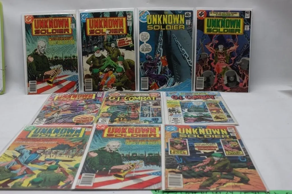 Unknown Soldier and G.I. Combat Comic Book Lot