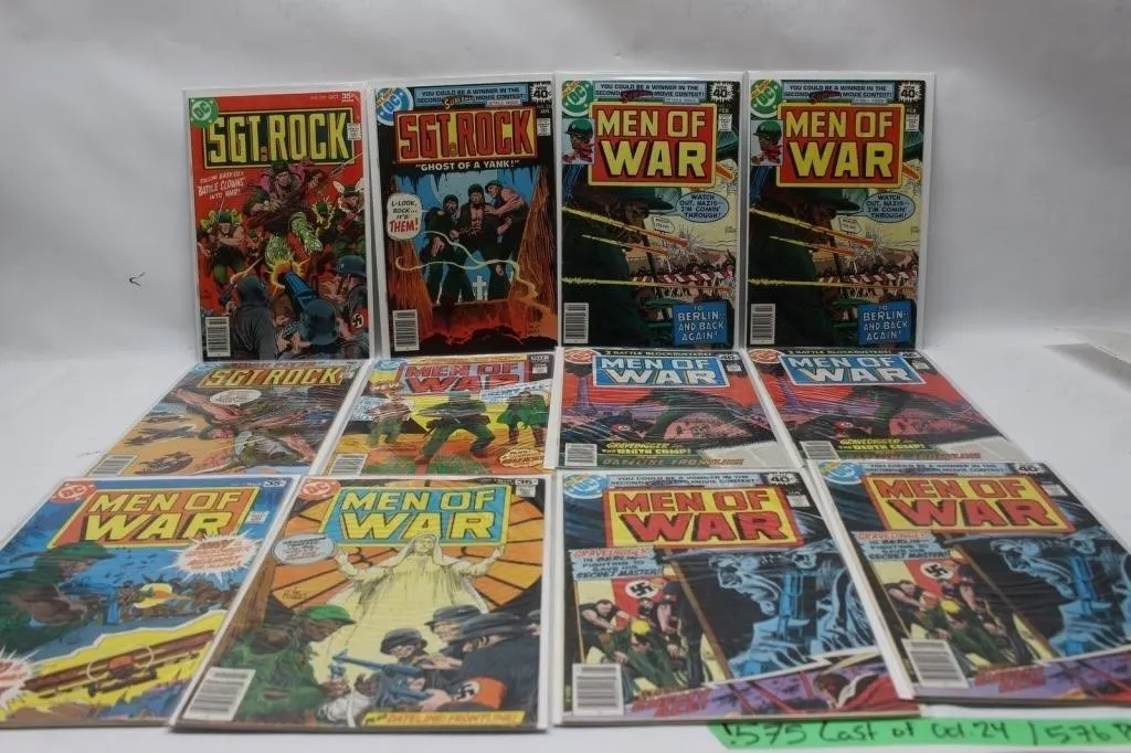 DC Comics Lot Sgt Rock & Men of War