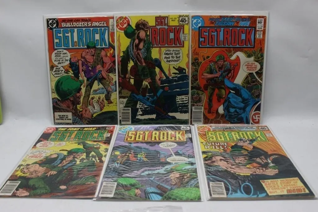 Sgt. Rock DC Comics Lot (7 Issues)
