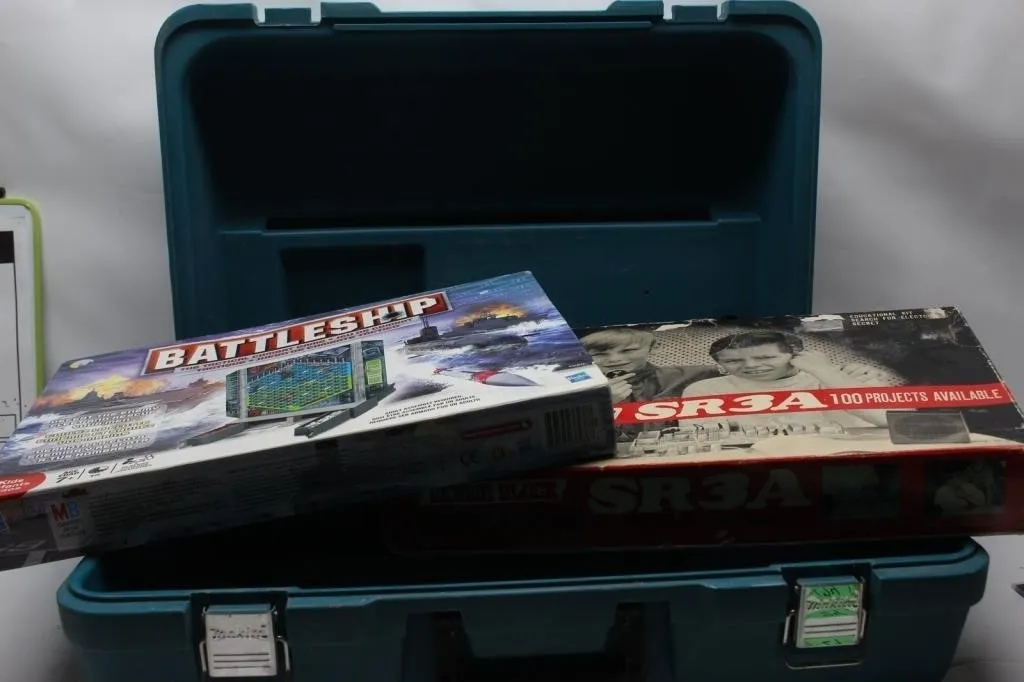 Makita Case w Battleship Game & Denshi Block SR3A