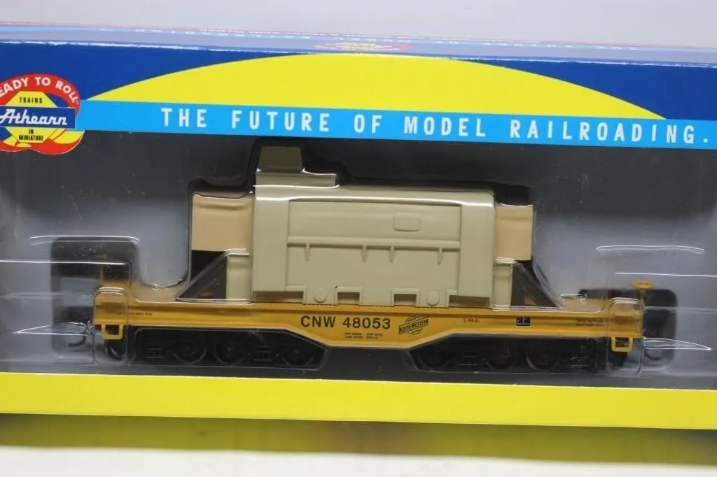 Athearn CNW Piko and Roco HO Scale Train Cars