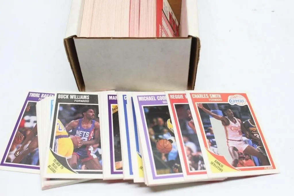 1989 Fleer Basketball Card Collection Lot