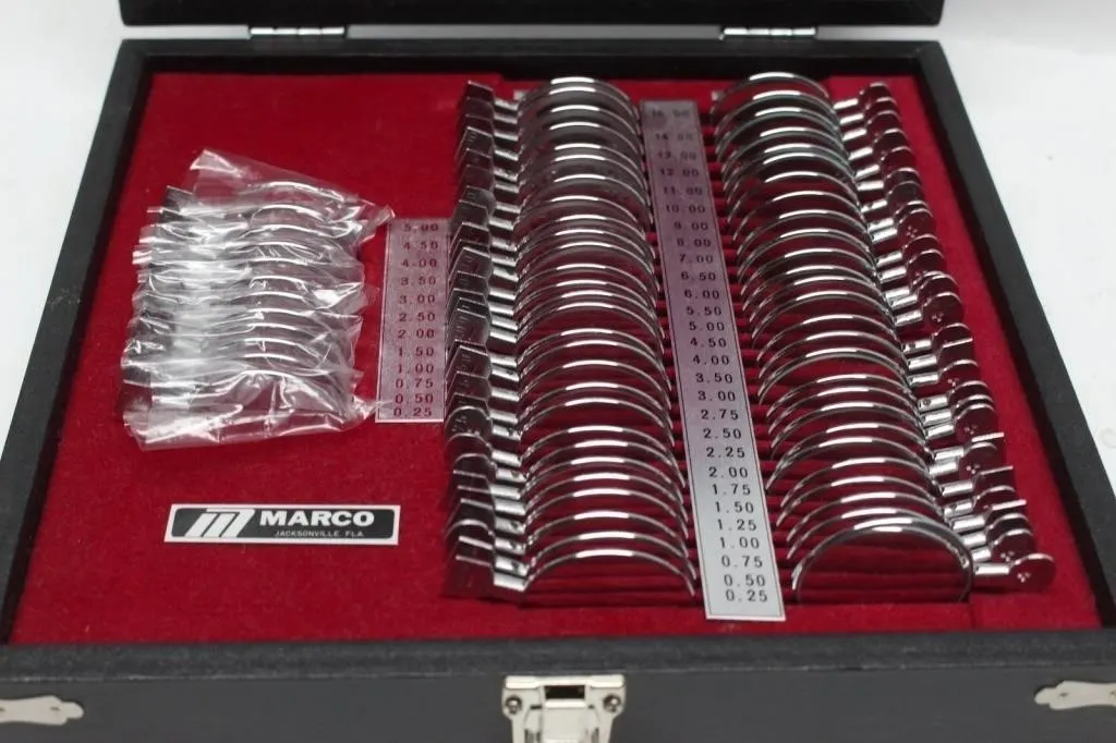 Marco Perimeter Trial Lens Set with Case