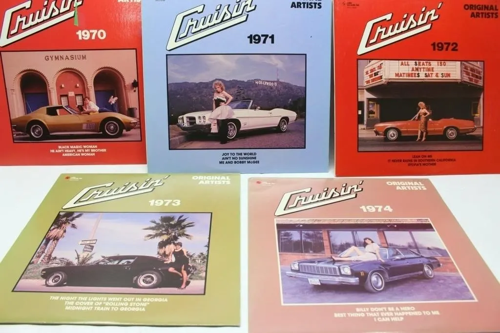 Cruisin' Original Artists LP Set, 1970-1974 (5