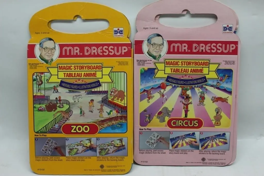 Mr. Dressup Magic Storyboard Zoo & Circus Sets