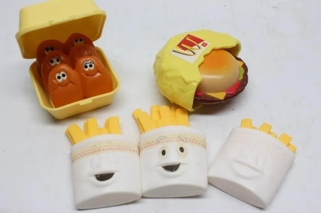 1980s McDonald's Changeables Toy Lot - Burger &