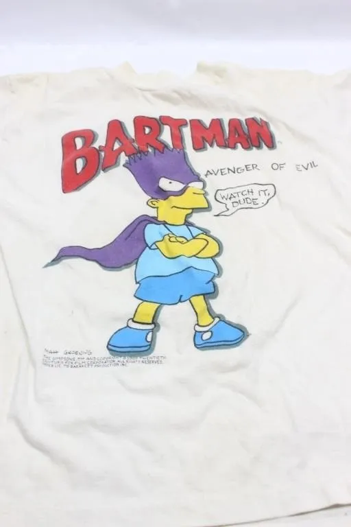 Vintage 1989 Bartman Simpsons T-Shirt