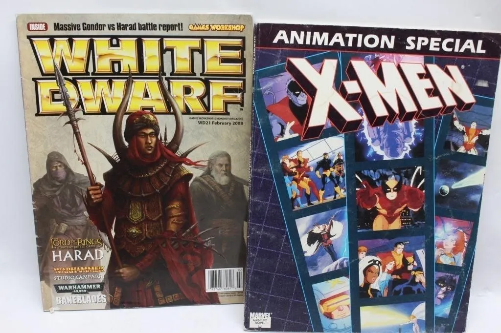 White Dwarf WD21 Magazine and X-Men Animation