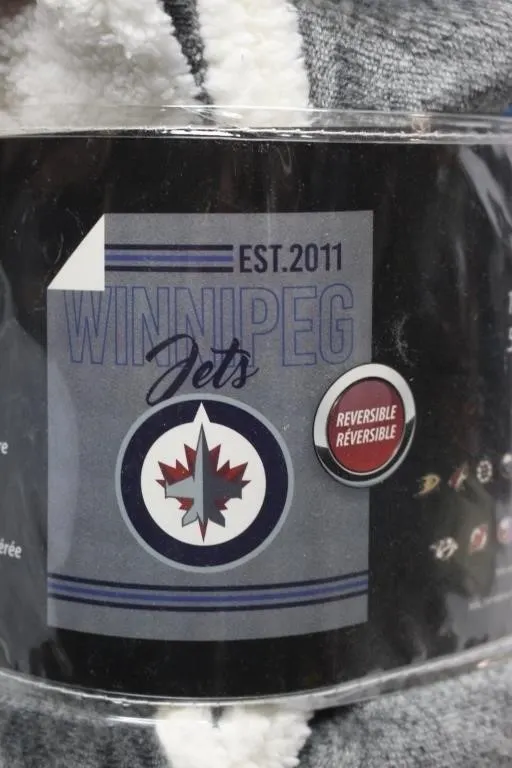 NHL Winnipeg Jets Reversible Team Throw Blanket