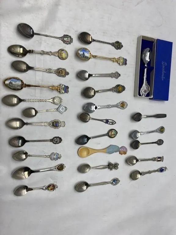 Collection of Souvenir Spoons