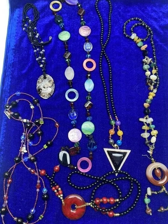 Assorted Beaded Necklace and Bracelet Collection
