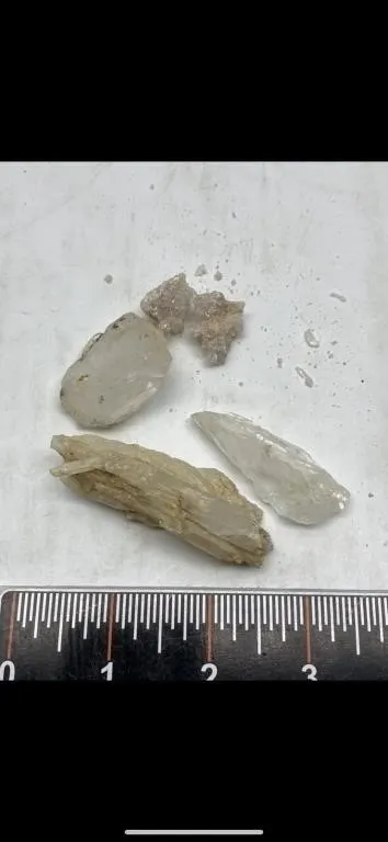 Natural Quartz Crystal Specimens, Lot of 4