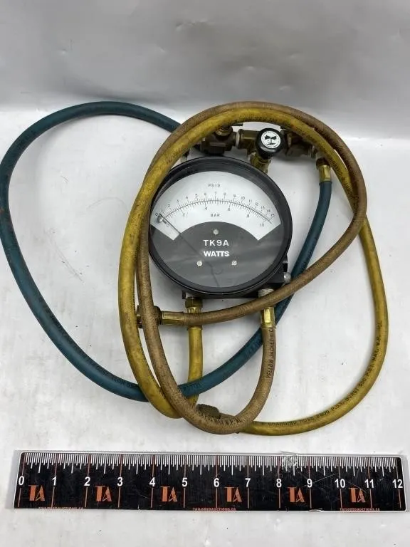 Watts TK9A Gauge Manifold with Charging Hoses