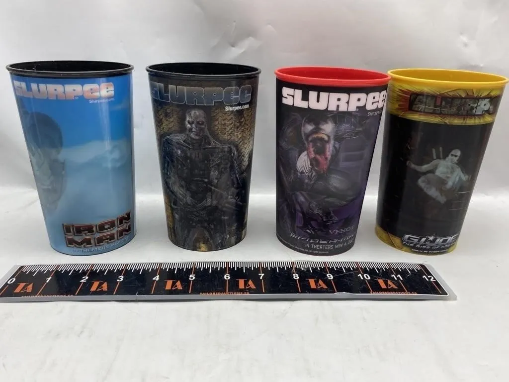 Movie Promo Slurpee Cups Iron Man,