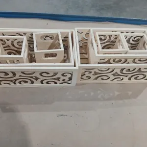 8 Wood decorative boxes