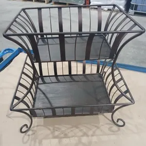 Metal 2-tier stand