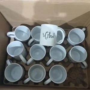 24 White Coffee mugs
